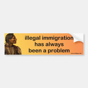 illegal immigration bumper sticker