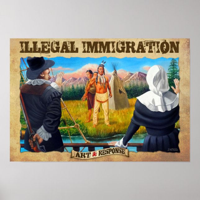 Illegal Immigration poster (Front)