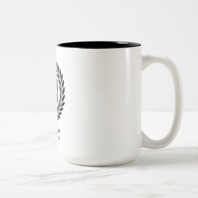 "Illegitimi non carborun... Two-Tone Coffee Mug (Right)