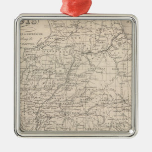 Illinois 12 metal ornament