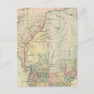Illinois 4 postcard