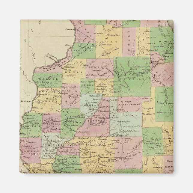 Illinois 6 magnet (Front)