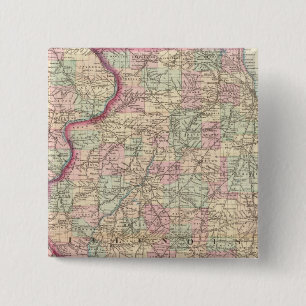 Illinois 9 15 cm square badge