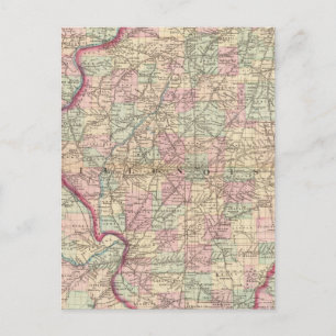 Illinois 9 postcard