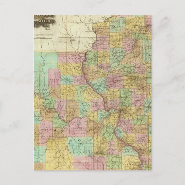 Illinois And Missouri Postcard (Front)