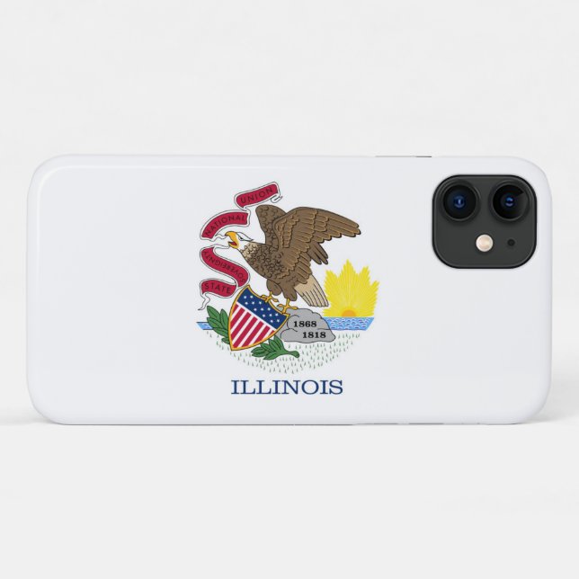 Illinois Case-Mate iPhone Case (Back (Horizontal))