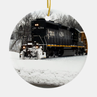 Illinois Central 6204 Ceramic Ornament