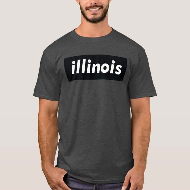 Illinois Chicago Growing up Chicago Illinois Raise T-Shirt (Front)