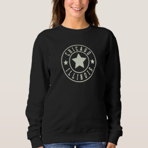 Illinois Chicago Retro Vintage Sweatshirt