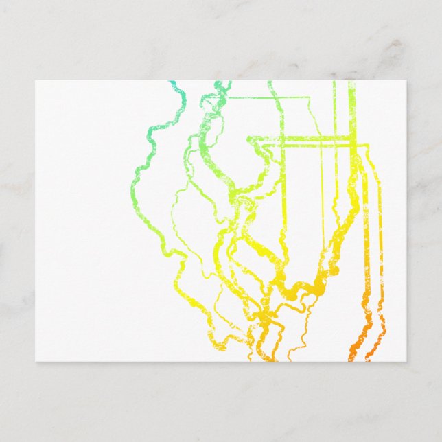 illinois chill blur postcard (Front)