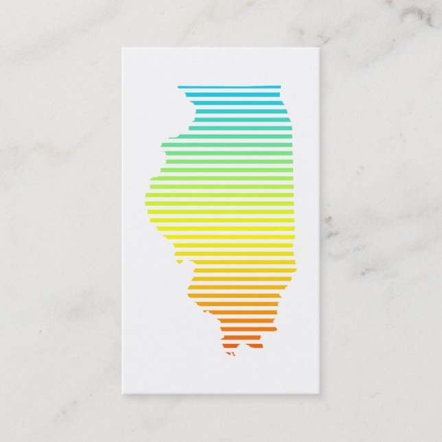 illinois chill fade business card (Front)