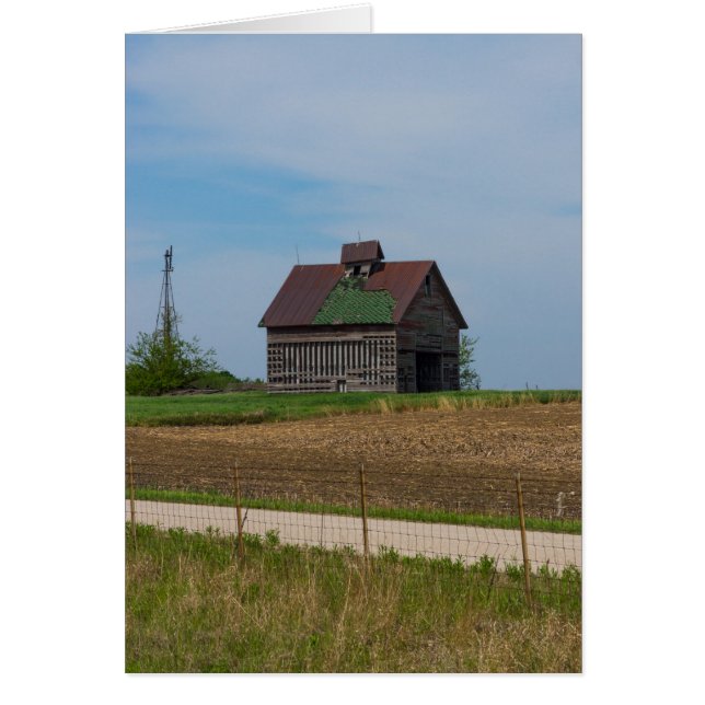 Illinois Farming Life Greeting Card (Front)