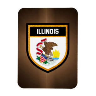 Illinois Flag Magnet