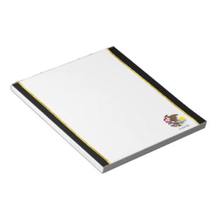 Illinois flag notepad