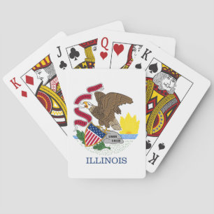 ILLINOIS FLAG PLAYING CARDS