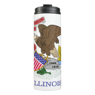 Illinois Flag Thermal Tumbler