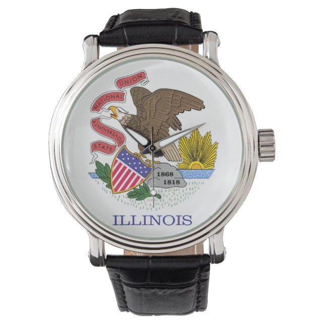 Illinois Flag Watch (Front)