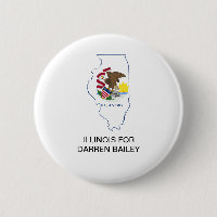 ILLINOIS for DARREN BAILEY GOVERNOR Button