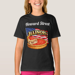 Illinois Girl's Dark T-Shirt