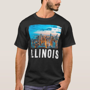 Illinois  Illinois Touris  Illinois Vacation T-Shirt
