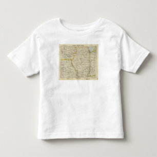Illinois, Indiana, Iowa, Missouri Toddler T-Shirt