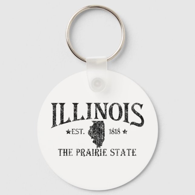 Illinois Key Ring (Front)