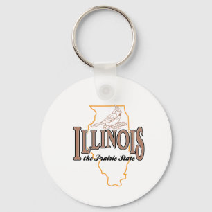 Illinois Key Ring
