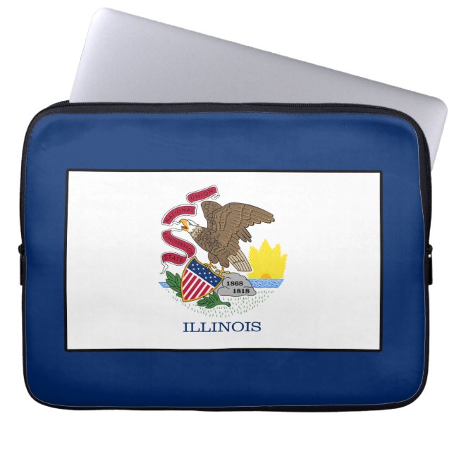 Illinois Laptop Sleeve (Front)