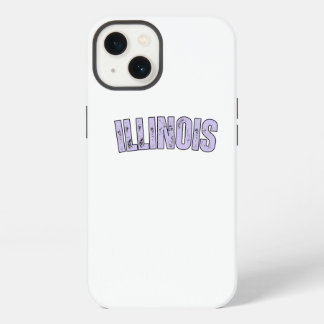 Illinois line purple iPhone 13 case