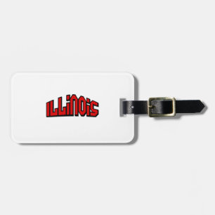 Illinois Luggage Tag