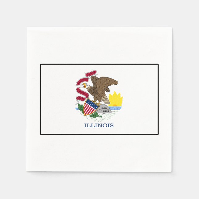 Illinois Napkin (Front)