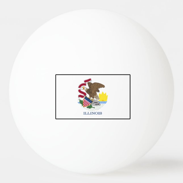 Illinois Ping Pong Ball (Front)