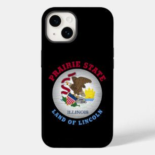 ILLINOIS PRAIRIE STATE FLAG Case-Mate iPhone 14 CASE