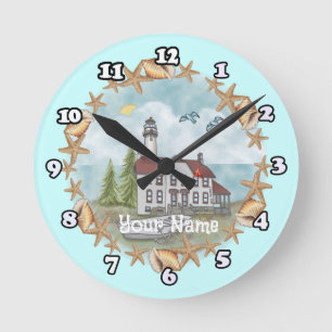 Illinois Shells Lighthouse clock