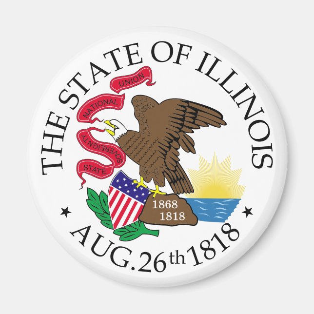 Illinois sign magnet (Front)