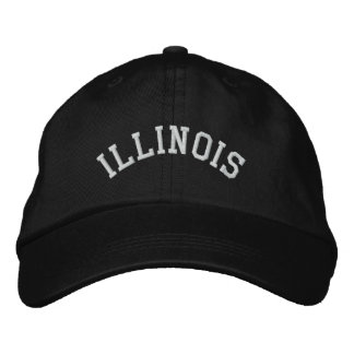 Illinois State Embroidered Hat