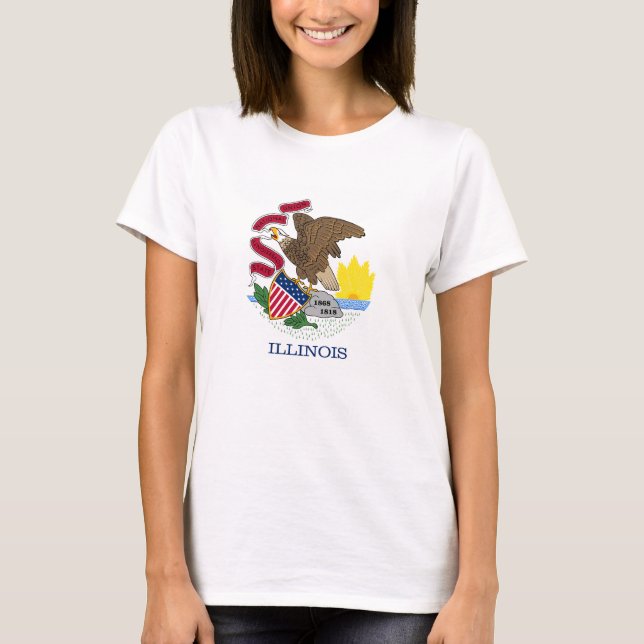 Illinois State Flag T-Shirt (Front)