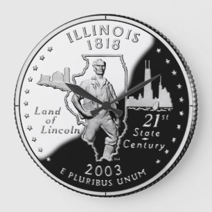 Illinois State Quarter Clock