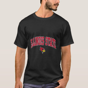 Illinois State Redbirds Arch Over Dark Heather T-Shirt