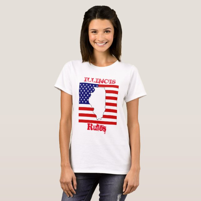 ILLINOIS  T-Shirt (Front Full)
