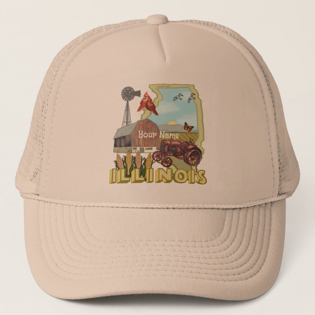 Illinois Trucker Hat (Front)