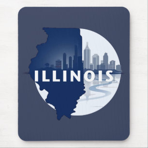 Illinois United States of America Mouse Pad