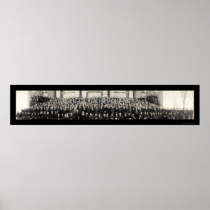 Illinois University Students Photo 1909 Poster