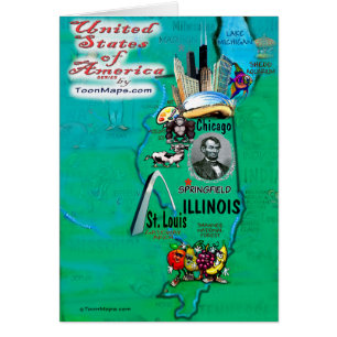 Illinois USA Card
