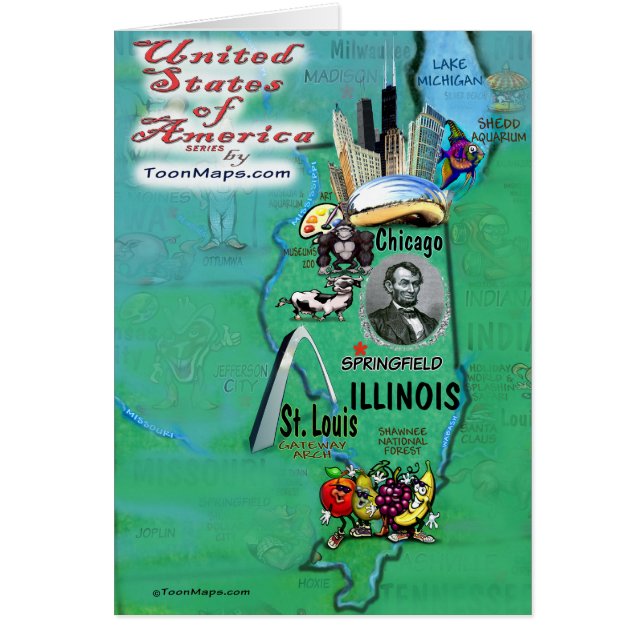Illinois USA Card (Front)
