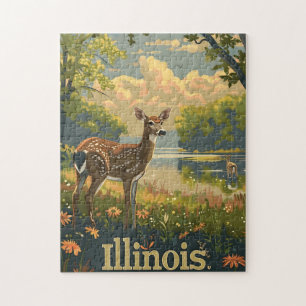 Illinois White-tailed deer Jigsaw Puzzle