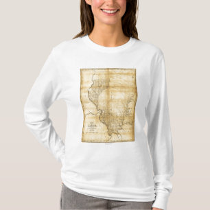 IllinoisPanoramic MapIllinois T-Shirt