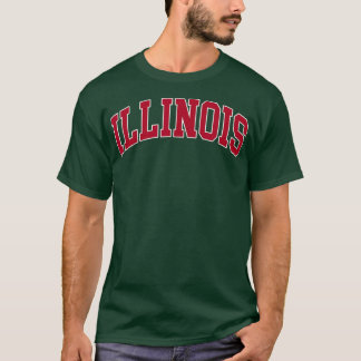 IllinoisThrowback DesignClassic  T-Shirt