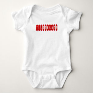 ILLITERATE BABY BODYSUIT
