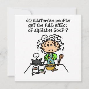 Illiterate People Humour